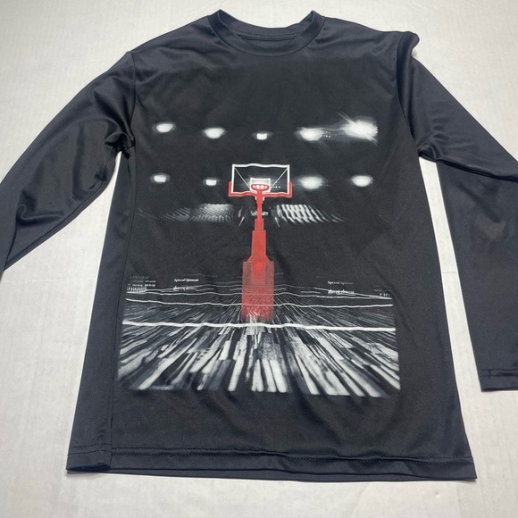 tek gear Other - TEK GEAR youth  Long Sleeve L Black Basketball Graphic Moisture Wicking